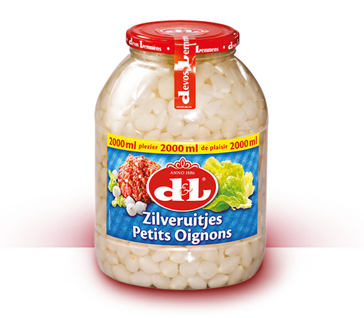 [21105] Petit Oignons en Vinaigre Devos Lemmens Pet 2 L