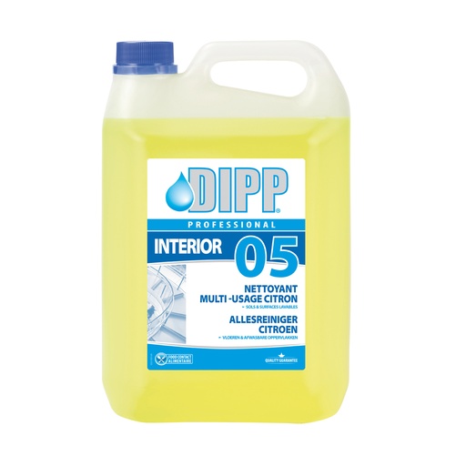 [90922] Nettoyant Multi-Usage Citron Dipp (5) 5 L