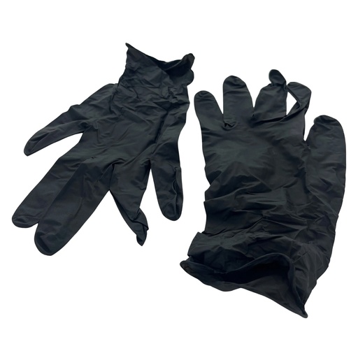 [89812] Handschoenen Nytril Zwart S Poedervrij 100st.