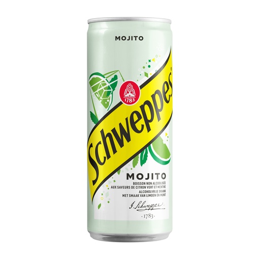 [97289] Schweppes Mojito Regular Blik 24 x 33 cl