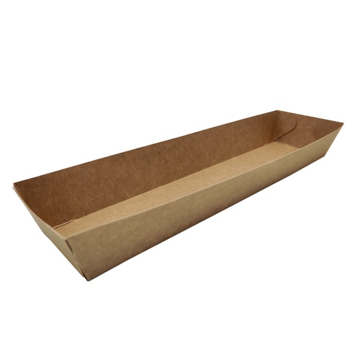 [8111780] Barquette en Carton A16 L Brun (220 x 40 x 35) 250 pcs