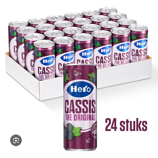 [71340] Cassis Hero Blik 24 x 33 cl