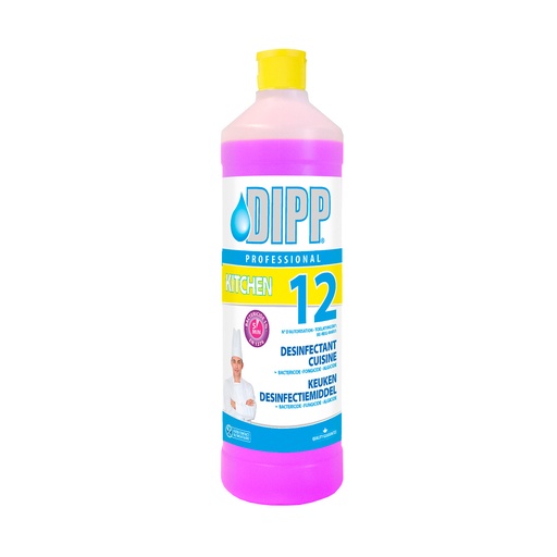 [909252] Desinfectiemiddel Keuken Dipp (12) Fles 1 L