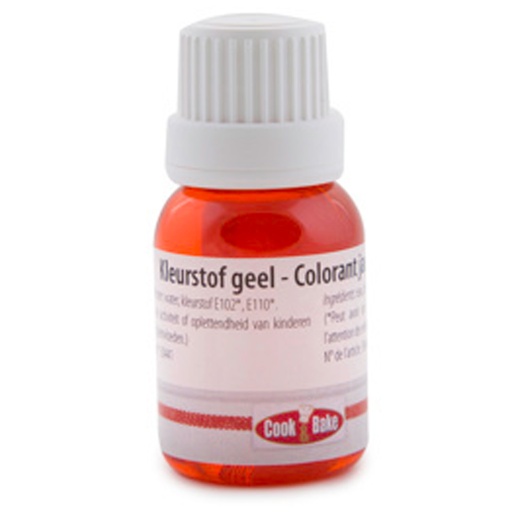 [32640] Kleurstof Levensmiddelen Geel 20 ml