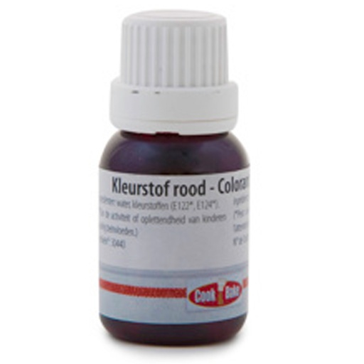 [32639] Kleurstof Levensmiddelen Rood 20 ml