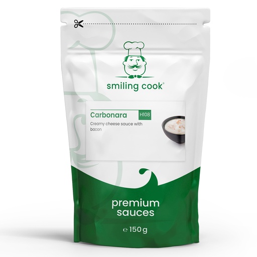 [14874] H108 Carbonara Saus Smiling Cook 150 gr