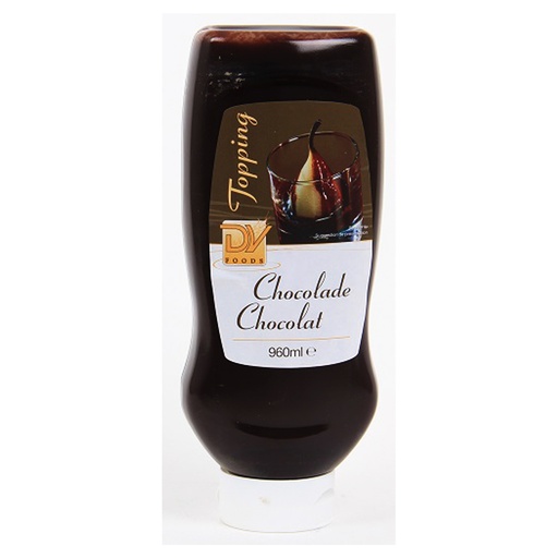 [65101] Topping Chocolade DV Foods Tube 960 ml
