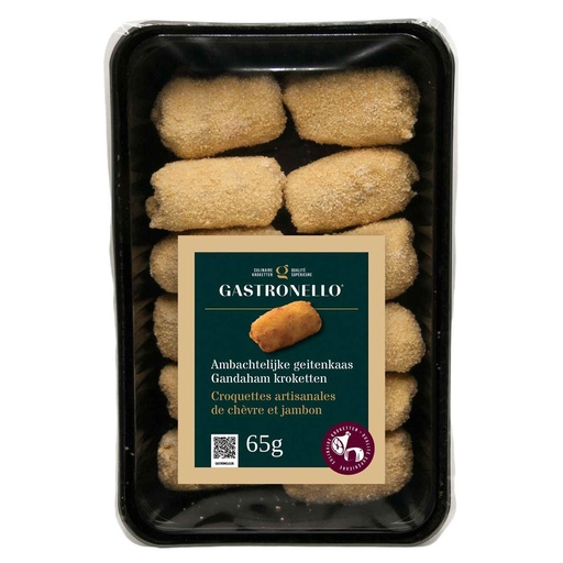 [132411] Goat Cheese and Ganda Ham Gastronello 12 x 65 gr