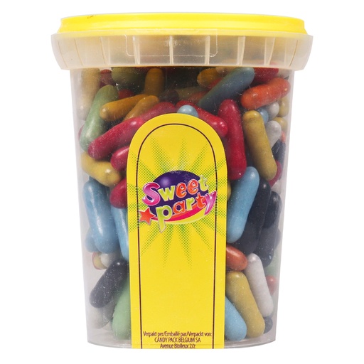 [317302] Sweet Party Cup Dropstaafjes Arlequin 200 gr