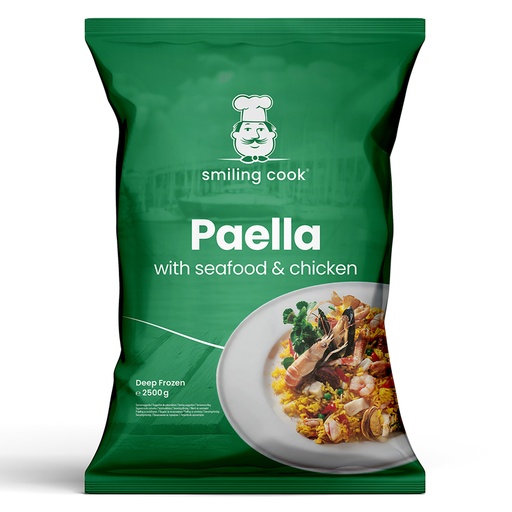 [14027] Paella Met Zeevruchten Valencia Smiling Cook 2,5 kg - B7