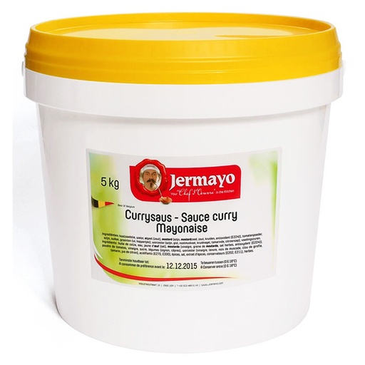 [257242] SAUCE CURRY 5L SEAU JERMAYO
