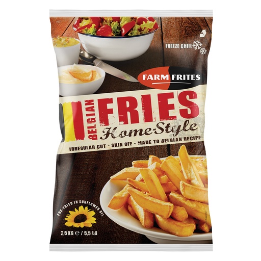 [13379] Frieten Home Style Belgisch Sunflower Farm Frites 2,5 kg