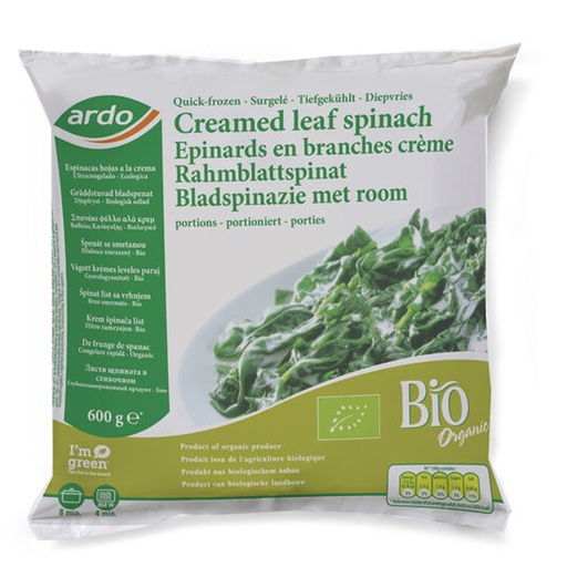 [16390] Spinazie Room Porties Ardo 750 gr