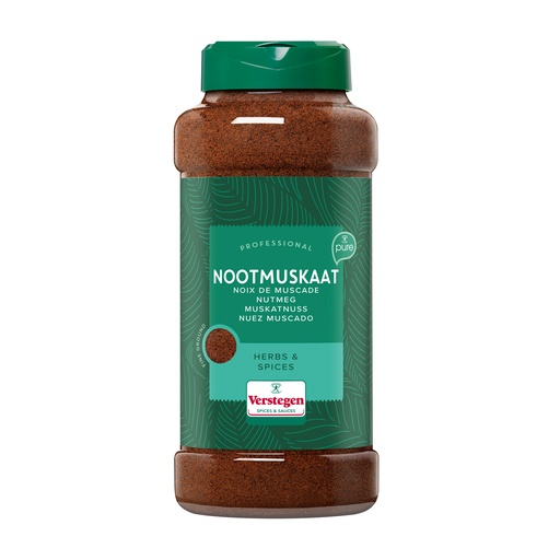 [39044] Nootmuskaat Gemalen Verstegen Pot 500 gr
