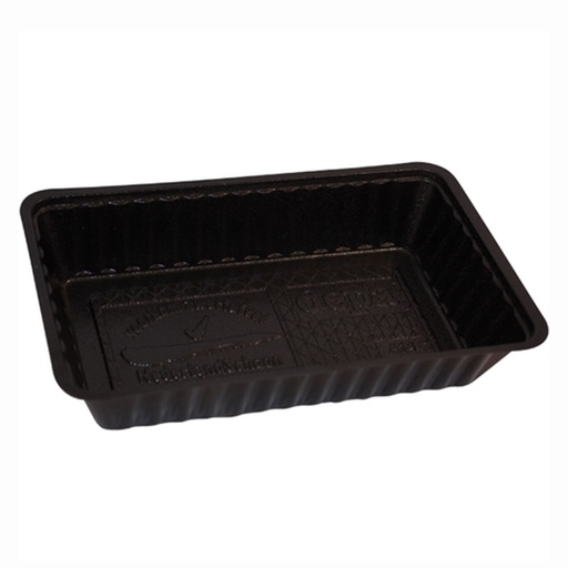[820101] Plastiek Bak A 14 DW Zwart (182x126x42mm)1000 st