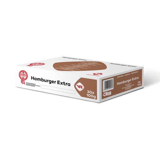 [113121] HAMBURGER POULET EXTRA 30X100GR VANREUSEL