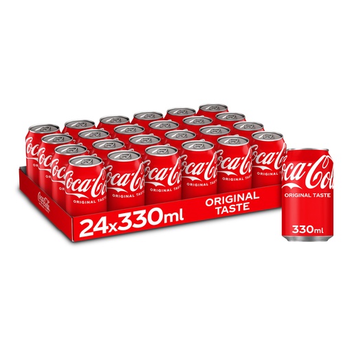 [710010] Coca Cola Blik Voor Automaten (24x33cl)