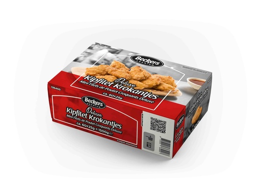 [11856] Mini Crispy Chicken Fillet Bites Beckers 60 x 25 gr