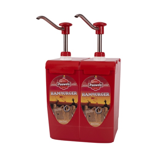 [25535] Hamburger Hot Saus Pauwels Bag 5 L