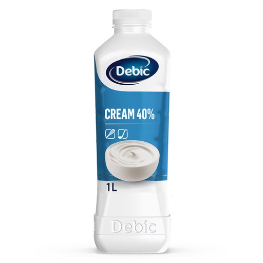 [20810] (Slag)Room Ongesuikerd 40%  Debic 1 L