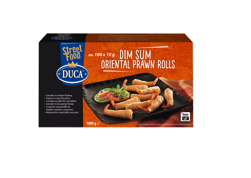 [14607] Oriental Prawn Rolls (Dim Sum) Duca 100 x10 gr