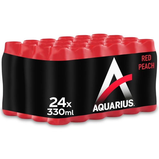 [710111] Aquarius Red Peach Pet (24x33cl)