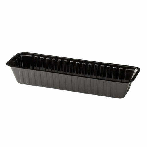 [820122] BARQUETTES EN PLASTIQUE NOIR A16B 1000PCS (21,6X7,2X3,5CM)