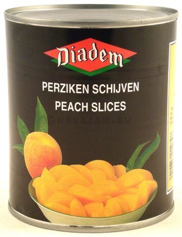 [52256] Perziken Halve Diadem Blik 820 gr