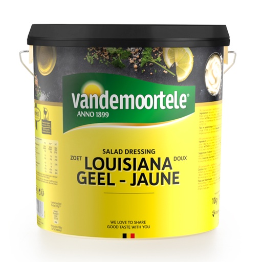 [25121] Mayonaise Dressing Louisiana Jaune Vandemoortele 10 L