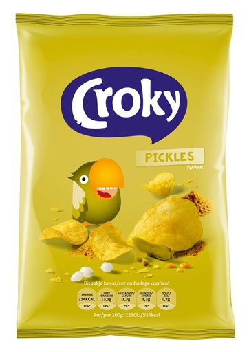 [319521] Chips Pickles Croky 12 x 100 gr