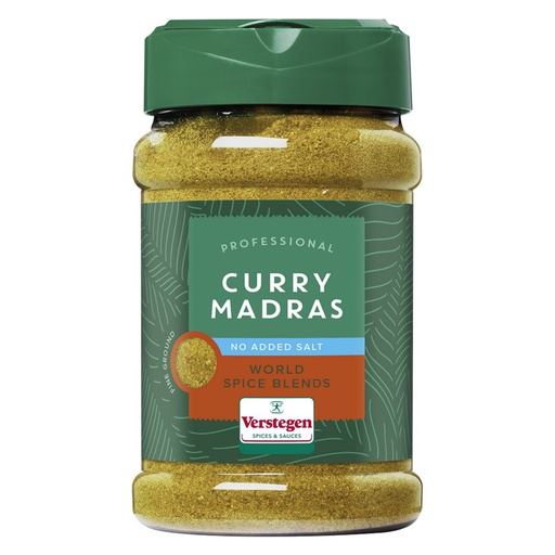 [390586] Curry Poeder Madras Zonder Zout Verstegen 165 gr