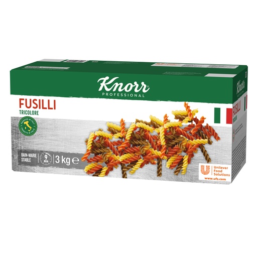 [40132] Fusilli Tricolore Knorr 3 kg