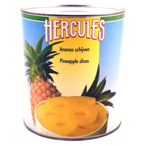 [52135] Ananas Schijven Hercules Blik 55 st