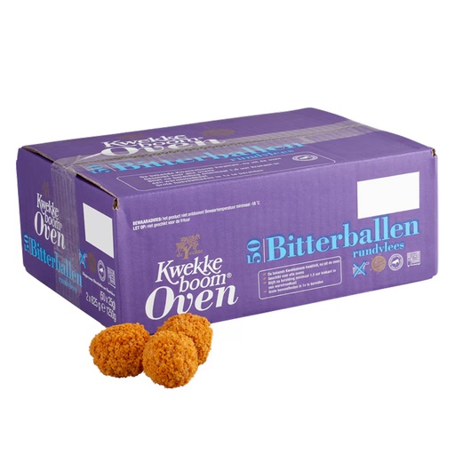 [135437] Bitterballen Oven Rundsvlees Kwekkeboom 2 x 25 x 25 gr