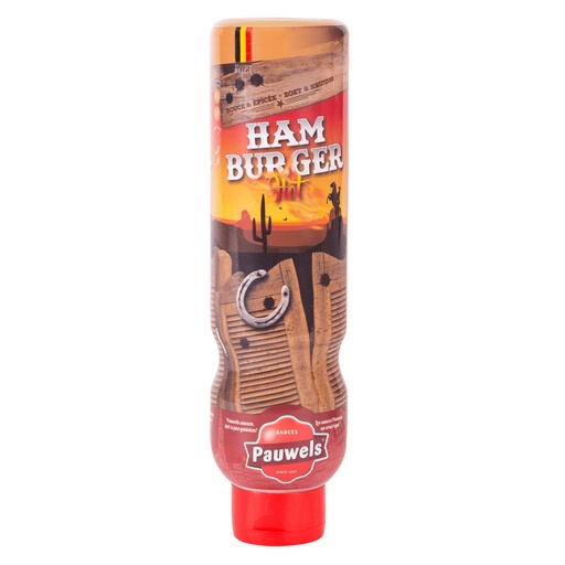 [25532] Hamburger Hot  Saus Pauwels Tube 1 L
