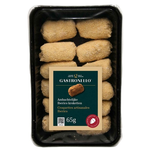 [1328736] Iberico Ambachtelijk Kroket Gastronello 12 x 65 gr
