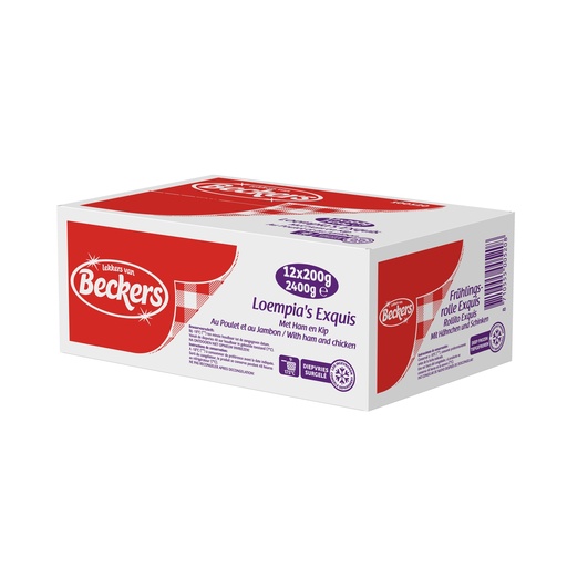 [13406] Loempia Exquis Kip - Ham  Beckers 12 x 200 gr