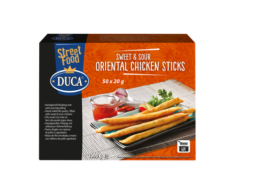 [116106] Oriental Chicken Sticks Duca 50 x 20 gr