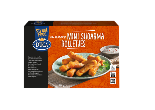 [118801] Mini Shoarmarolletjes Duca 45 x 20 gr