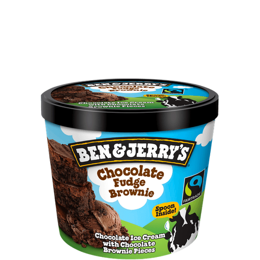 [17800] Chocolate Fudge Brownie Ben & Jerry's 12 x 100 ml