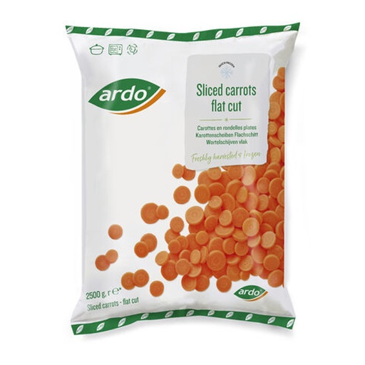 [16354] Wortel Schijfjes Ardo 2,5 kg