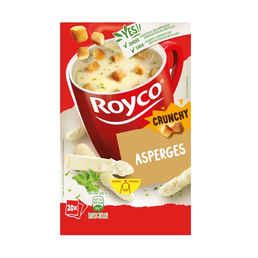 [40706] Royco Minute Soupe Asperges Crunchy 20 pcs