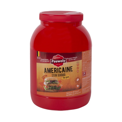 [25815] Americaanse Saus Pauwels Pet 3 L