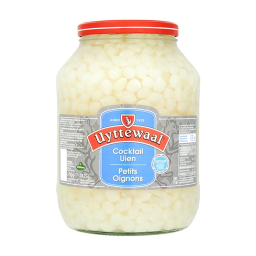[51341] Petits Oignons Blancs au Vinaigre Uyttewaal 2,45 kg