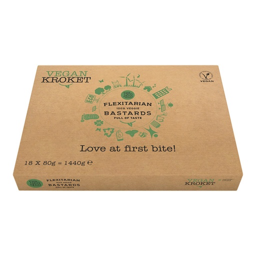 [13042] Flexitarian Bastards Vega Kroket 18 x 80 gr