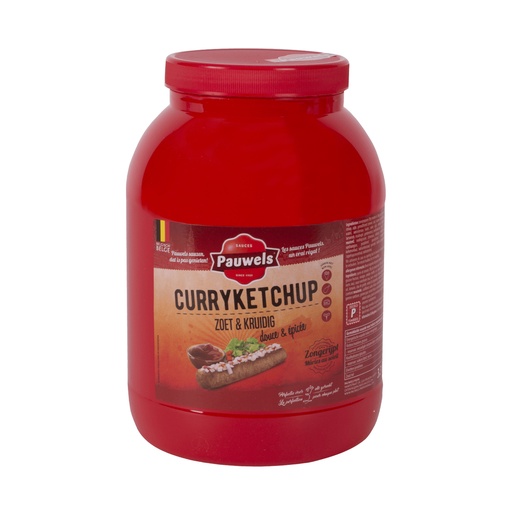 [265090] Curry Ketchup Pauwels Pet 3 L