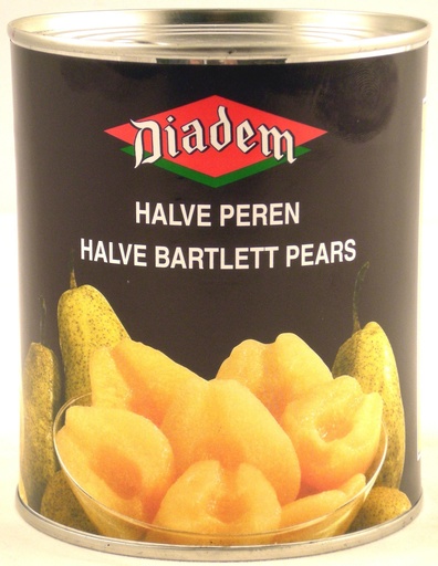 [52253] Peren Halve Op Siroop Diadem Blik 820 gr