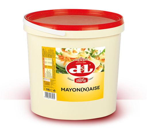 [250270] Mayonaise Chef René Devos Lemmens 9 + 1 L 