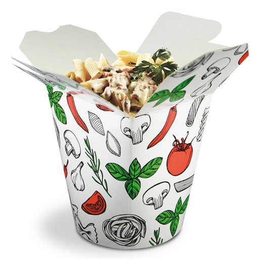 [811245] Pastabeker Retro 920 ml XLargre (F37) D'Lis 50 st