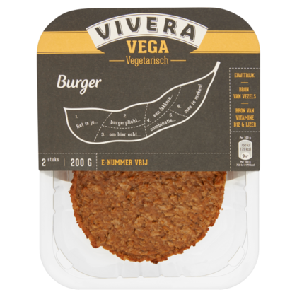 [11333] Hamburger Vegetarisch Vivera 24 x 100 gr